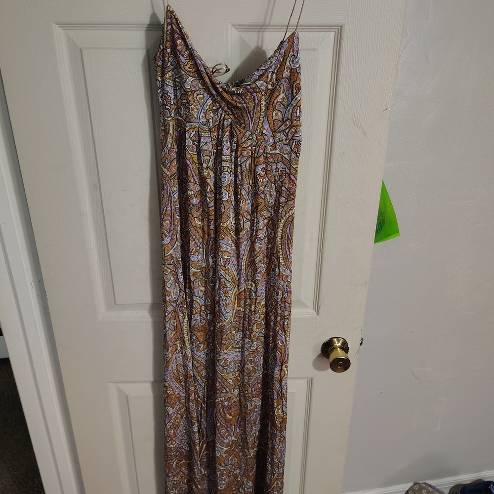 Bohemian Paisley Maxi Dress